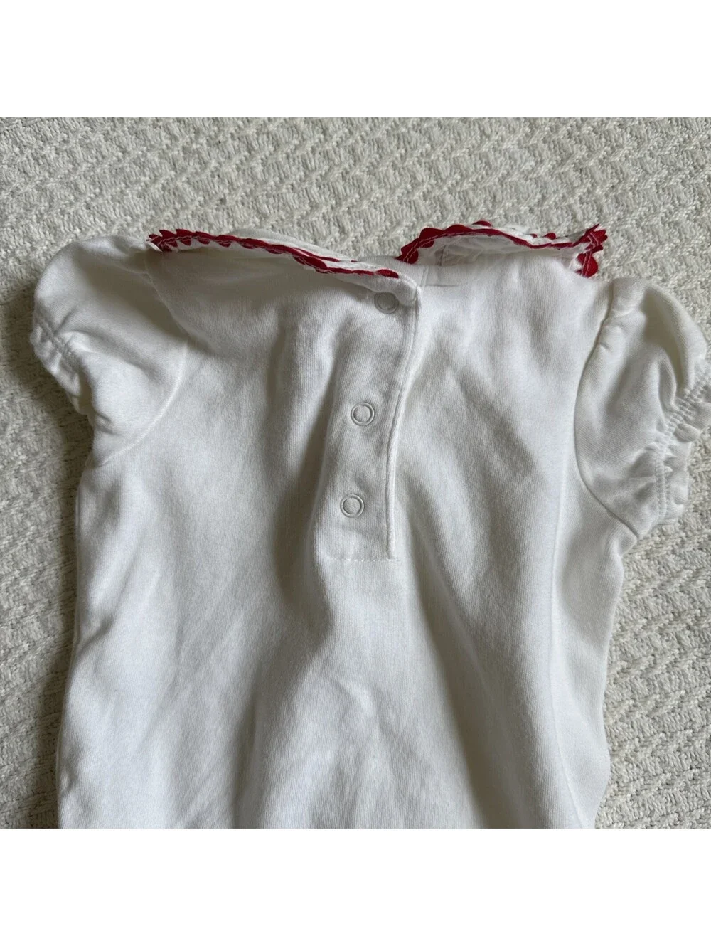 2012 Too-Cute Tulip Gymboree Flower Button Collar Short Sleeve Bodysuit 3-6M